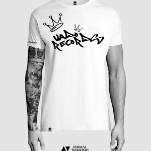 Camiseta blanca manga corta Tag Corona