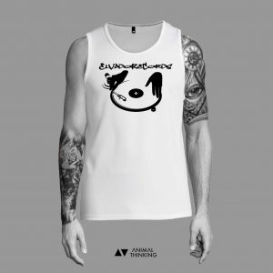 Camiseta Blanca Original Classic manga recortada